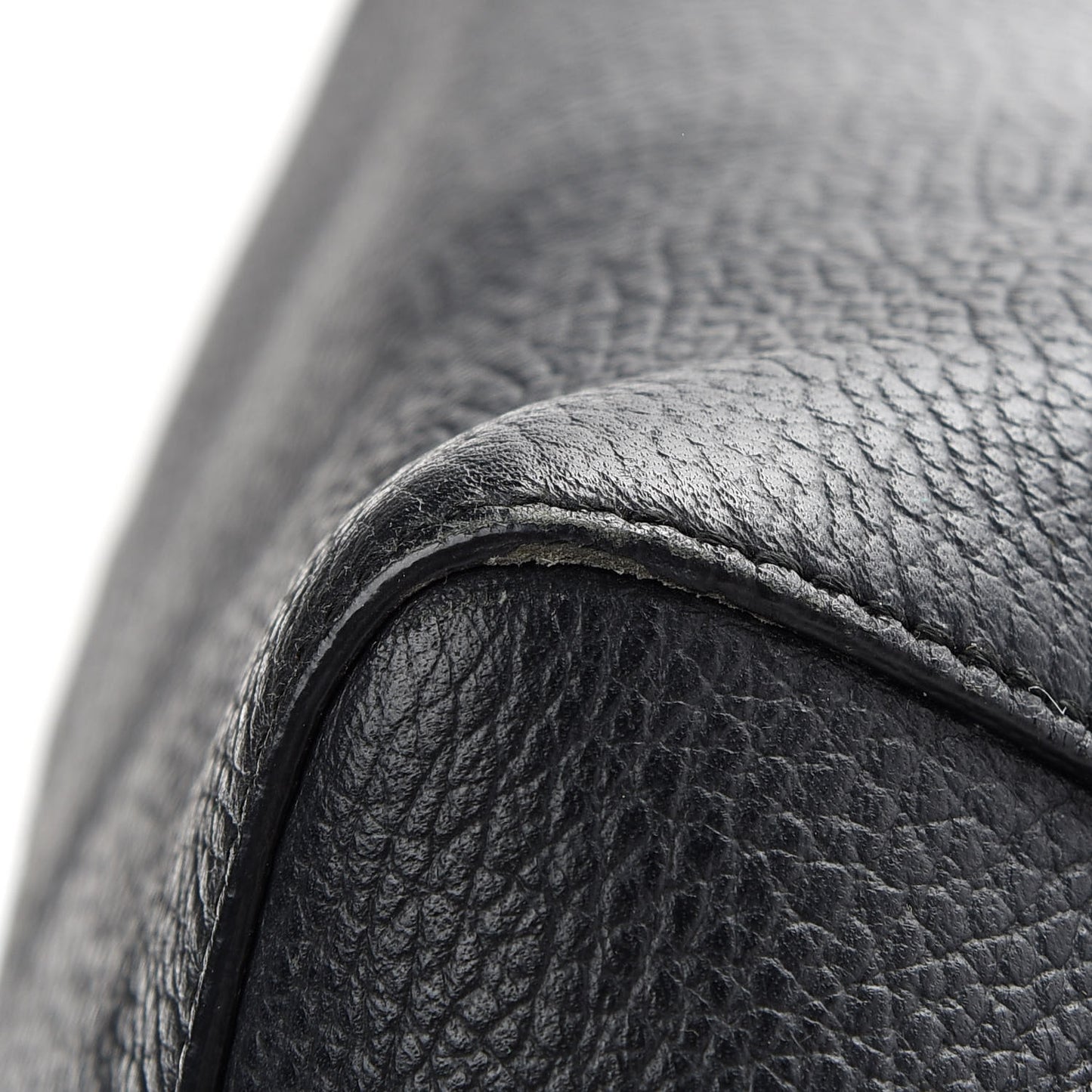 Pebbled Calfskin Medium Swing Tote Black