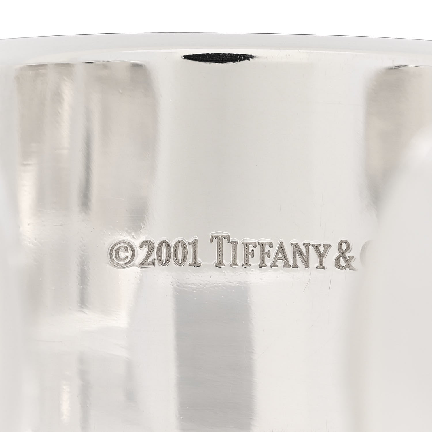 Tiffany Sterling Silver Wide 1837 Cuff Bracelet 3 of 5