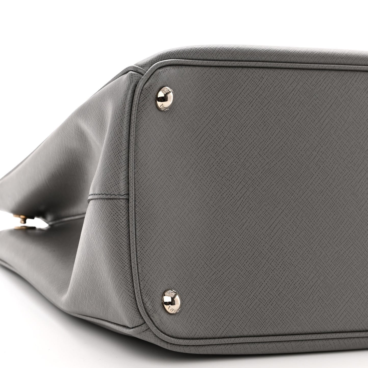 Saffiano Lux Large Galleria Double Zip Tote Marmo