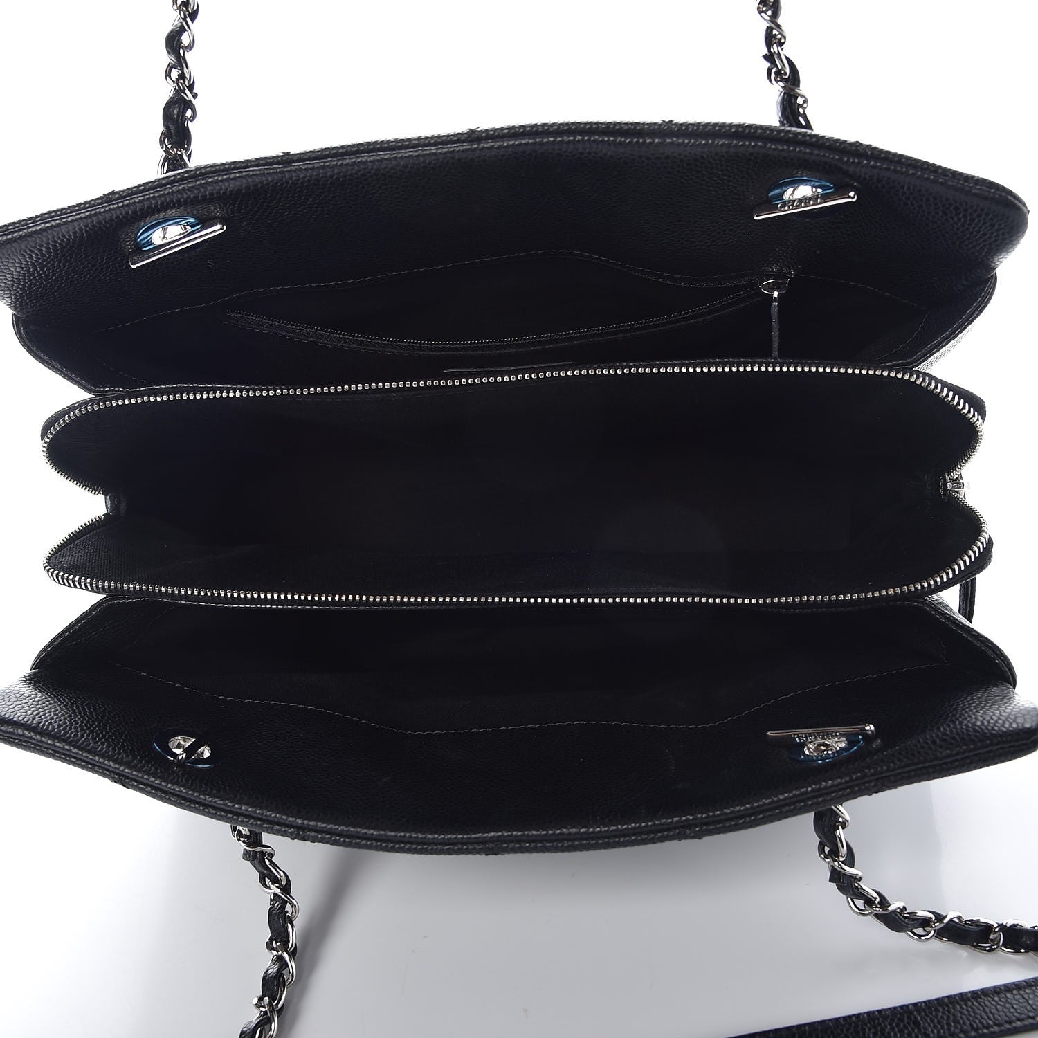 Chanel Caviar Quilted Shopping Tote Black 5 of 8