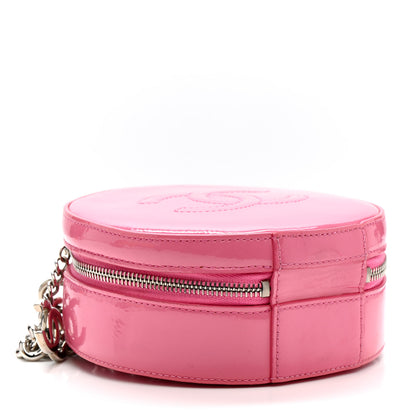 Chanel Patent Round As Earth Evening Bag Pink 4 of 19