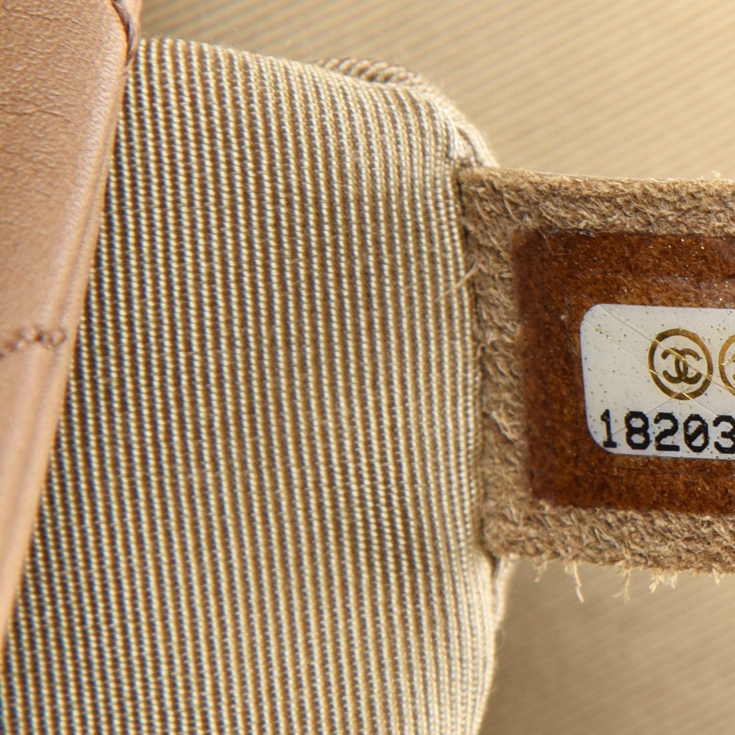 Calfskin Stitched Double Zip Hobo Beige