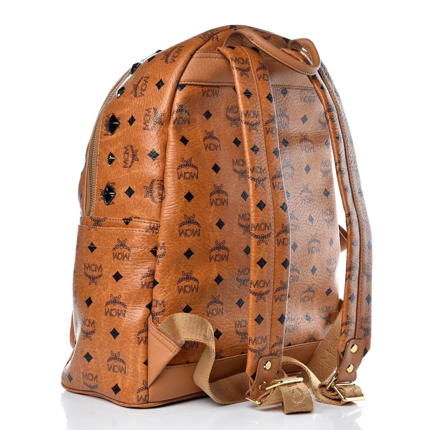 Visetos Studded Medium Stark M Backpack Cognac