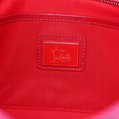 Christian Louboutin Calfskin Spikes Loubiposh Chain Clutch Fuchsia 6 of 11