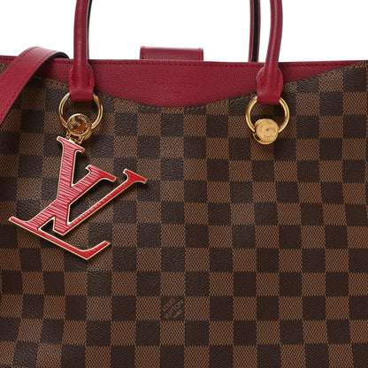 Louis Vuitton Damier Ebene LV Riverside Lie De Vin 7 of 9