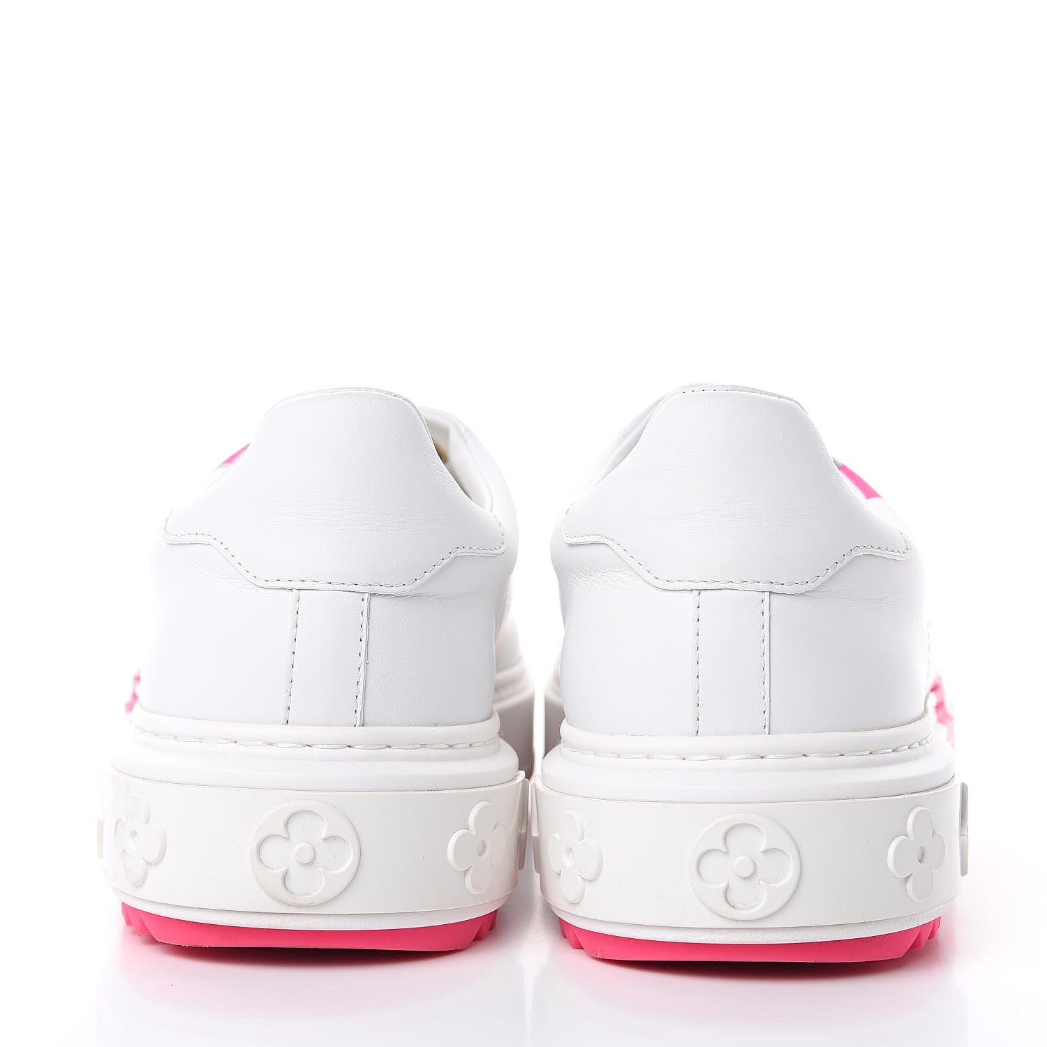 Louis Vuitton Monogram Time Out Sneakers 40 White Rose 5 of 10