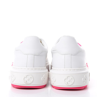 Louis Vuitton Monogram Time Out Sneakers 40 White Rose 5 of 10