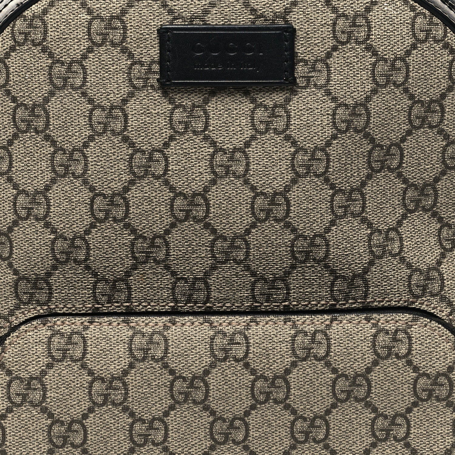 Gucci GG Supreme Monogram Small Eden Day Backpack Black 8 of 13