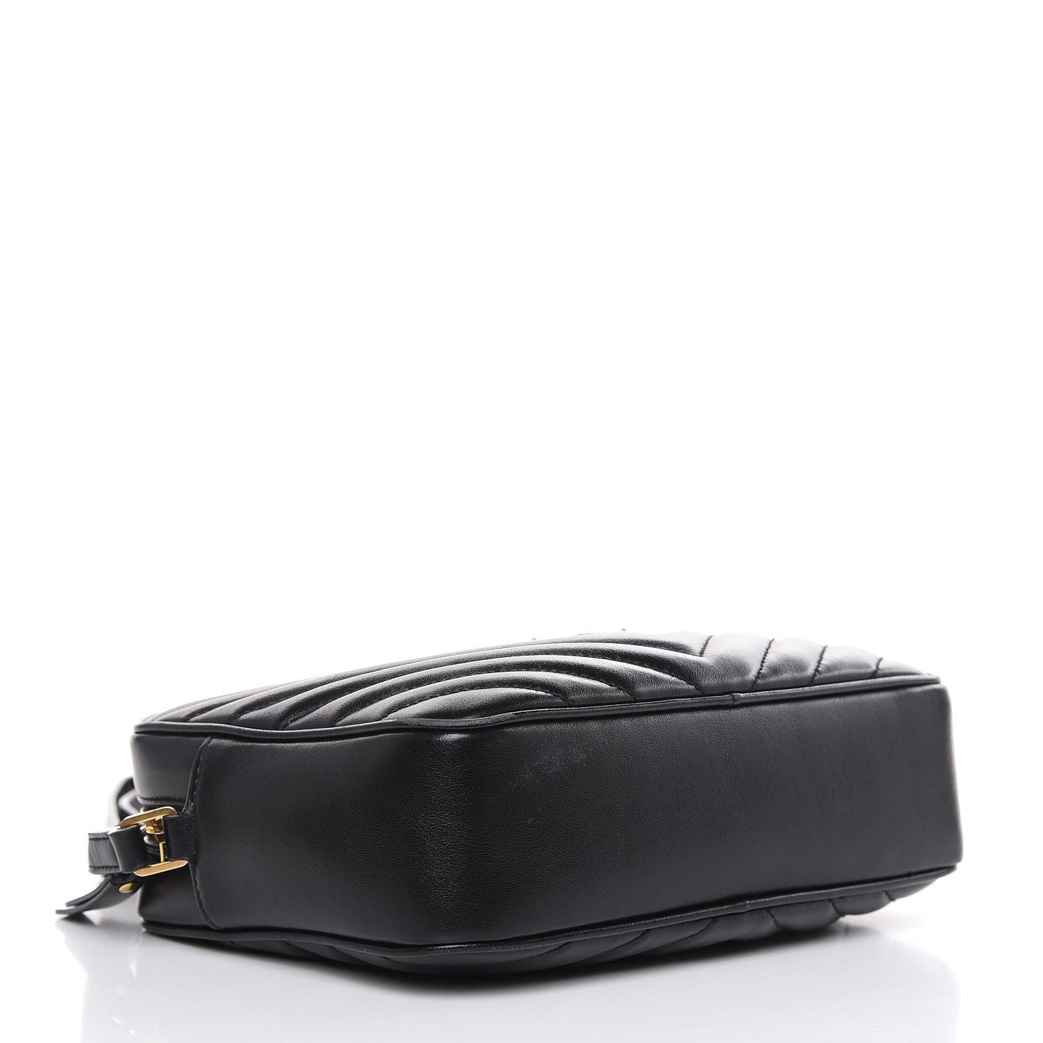 Saint Laurent Calfskin Matelasse Monogram Lou Camera Bag Black 4 of 14