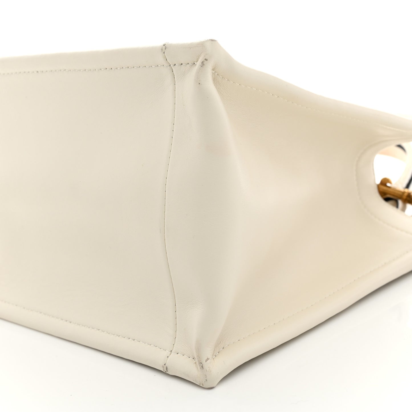 Calfskin Canvas Embroidered Small Dioramour Je Vous Adore Book Tote With Strap White Black Red