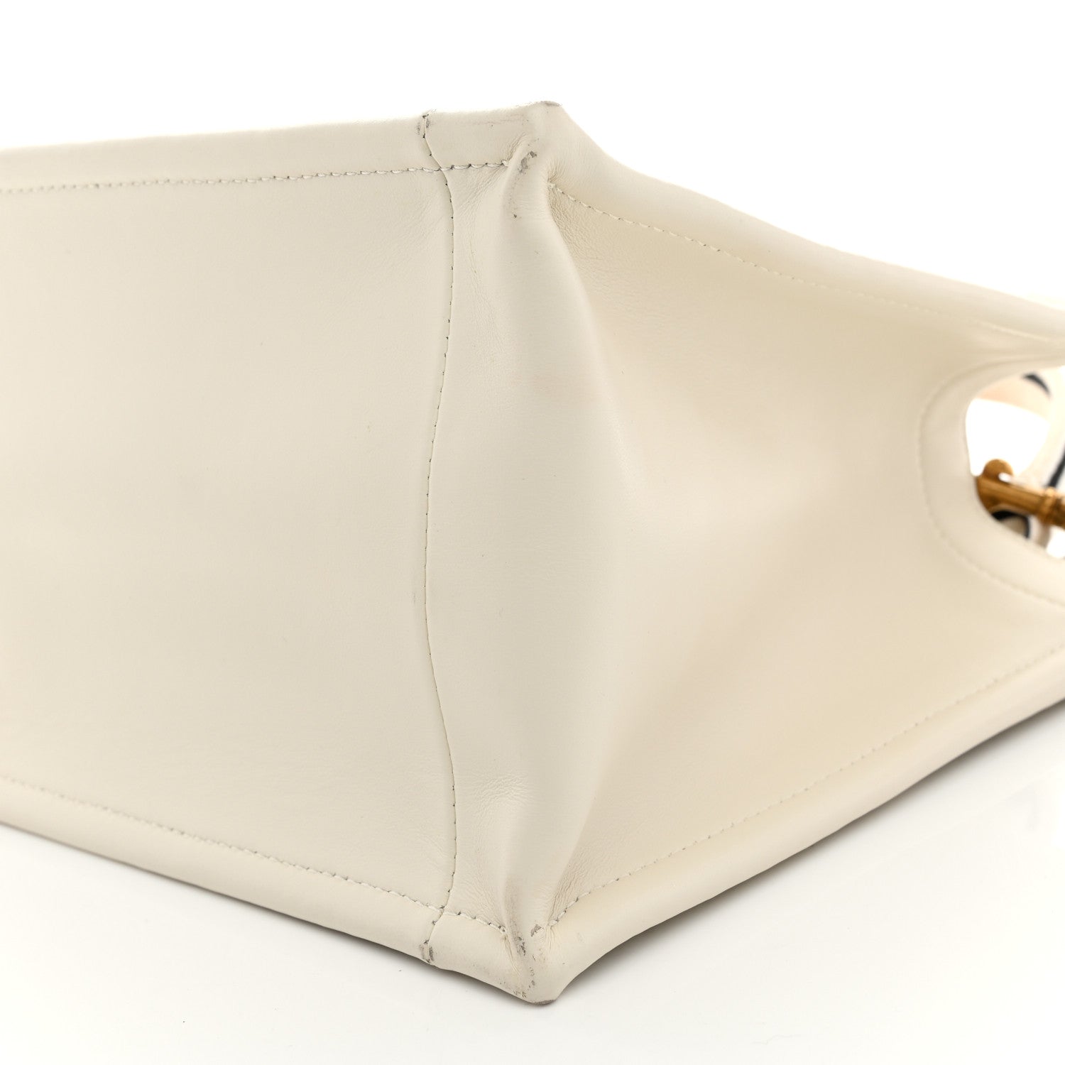 Christian Dior Calfskin Canvas Embroidered Small Dioramour Je Vous Adore Book Tote With Strap White Black Red 10 of 11