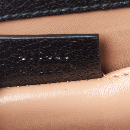 Gucci GG Supreme Monogram Goatskin Pearl Mini Fox Broche Bamboo Top Handle Bag Beige Ebony Black Hibiscus Red Mystic White 10 of 10