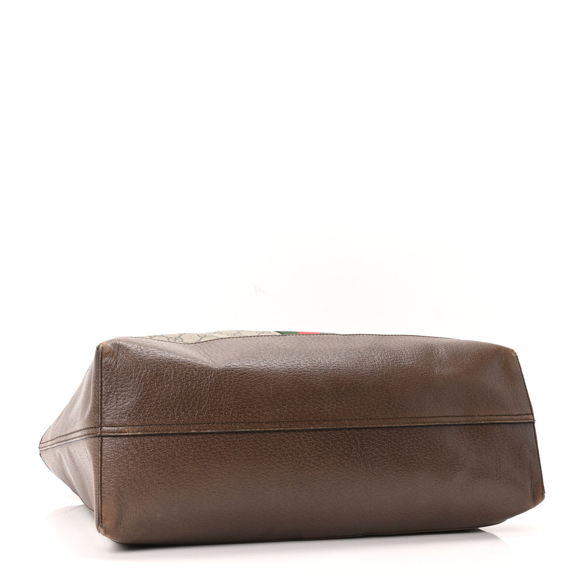 Gucci GG Supreme Monogram Web Ophidia Tote Brown 5 of 11