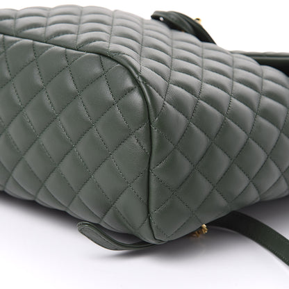 Chanel Lambskin Quilted Large Urban Spirit Backpack Dark Green 9 of 9