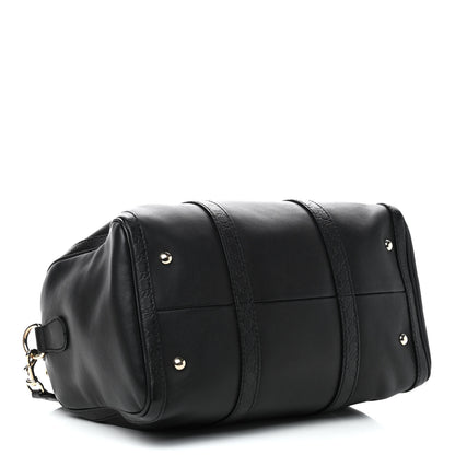 Gucci Calfskin Microguccissima Trim Medium Boston Black 4 of 9