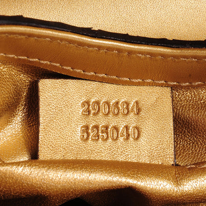 Gucci Anaconda Tigrette Shoulder Bag Gold 9 of 9
