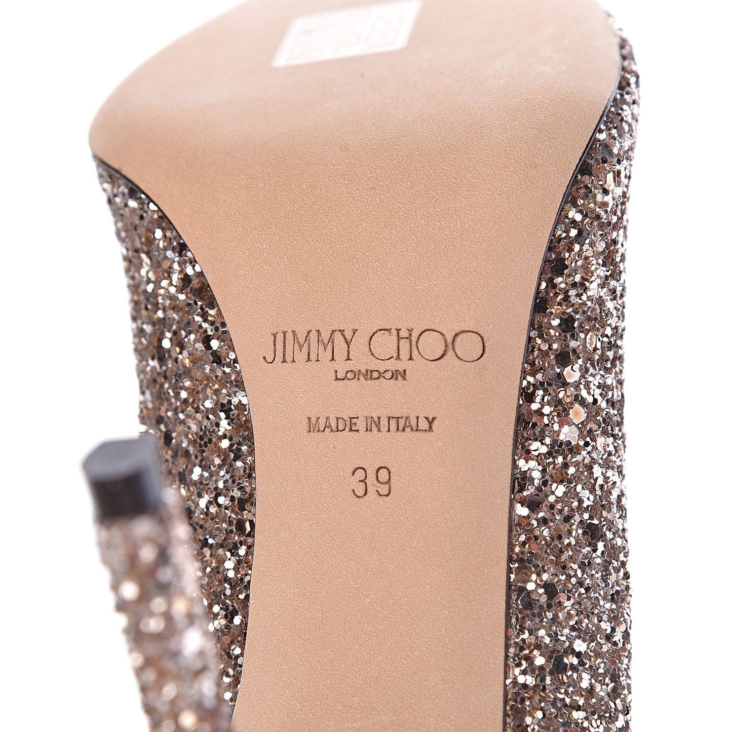Coarse Glitter Romy 100 Pumps 39 Ballet Pink