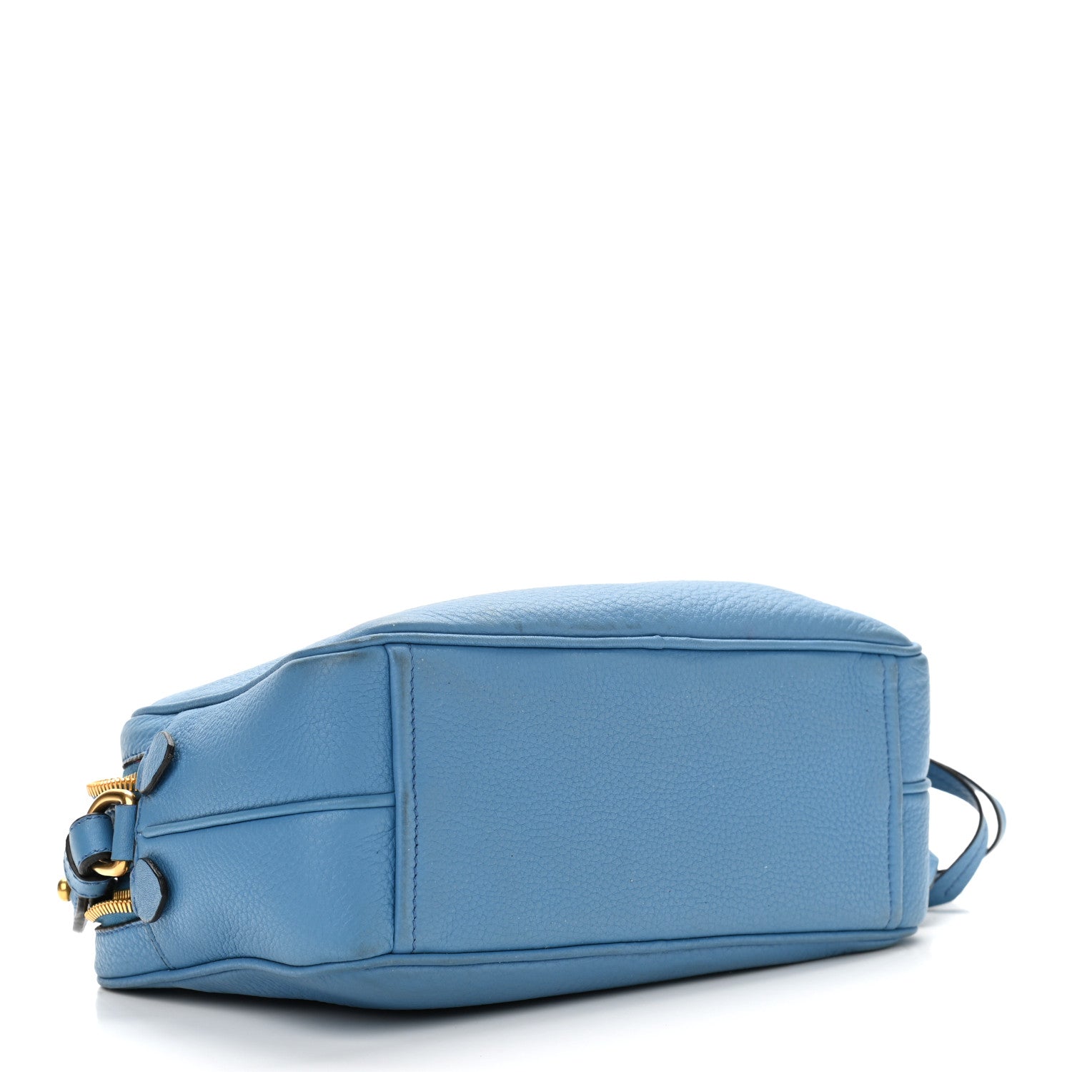 Prada Vitello Daino Medium Double Zip Shoulder Bag Mare 4 of 12