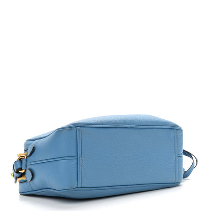 Prada Vitello Daino Medium Double Zip Shoulder Bag Mare 4 of 12