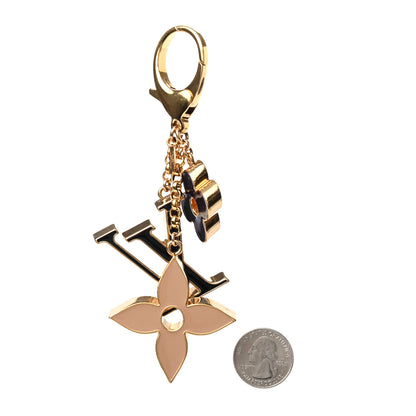 Louis Vuitton Fleur De Monogram Bag Charm Dore 2 of 4