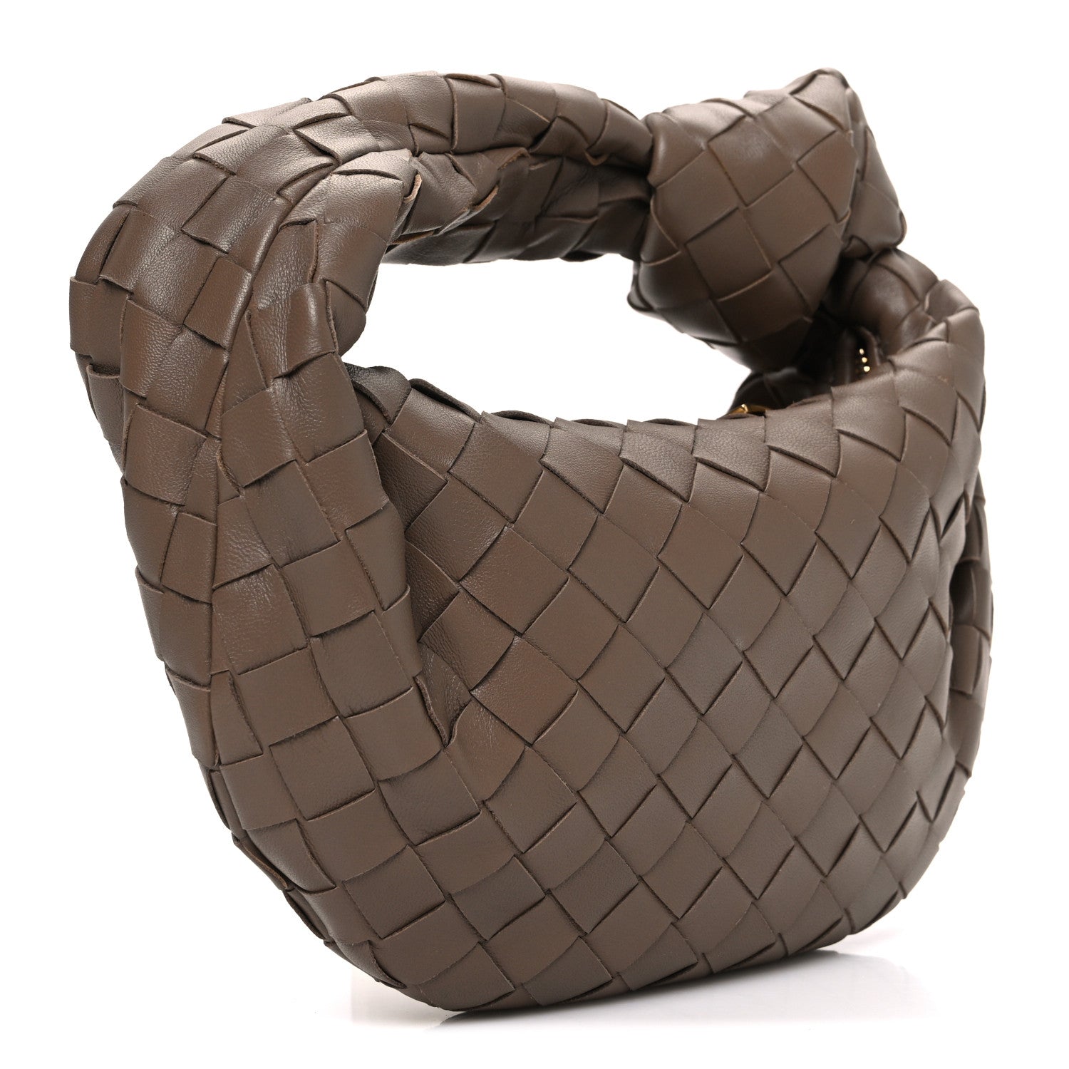 Bottega Veneta Nappa Intrecciato Mini Jodie Dark Taupe 3 of 11