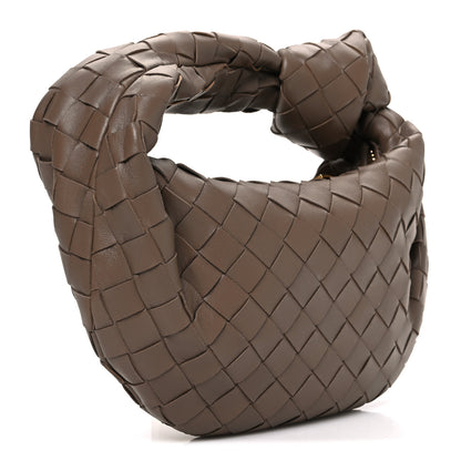 Bottega Veneta Nappa Intrecciato Mini Jodie Dark Taupe 3 of 11