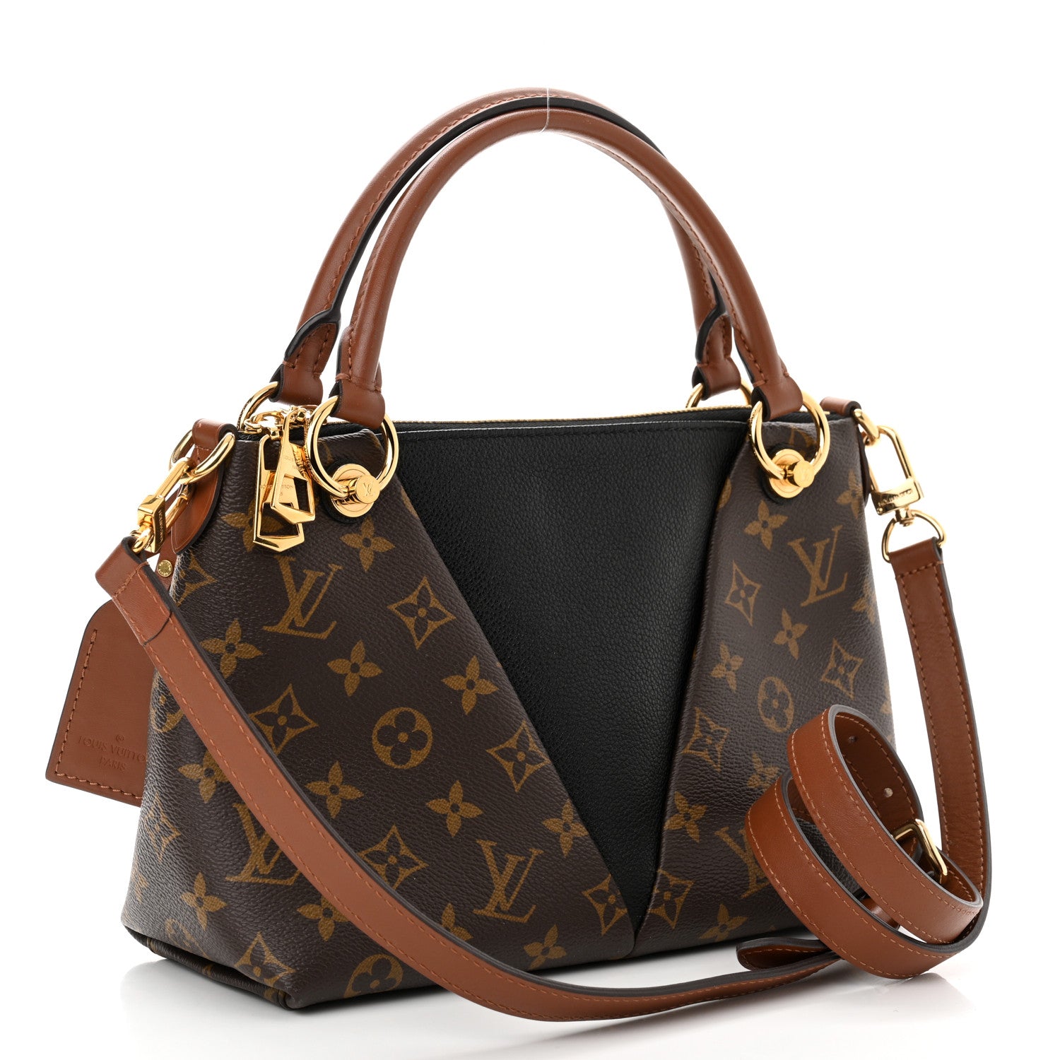 Louis Vuitton Monogram V Tote BB Black 3 of 9