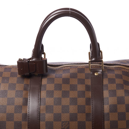 Louis Vuitton Damier Ebene Keepall Bandouliere 55 8 of 9