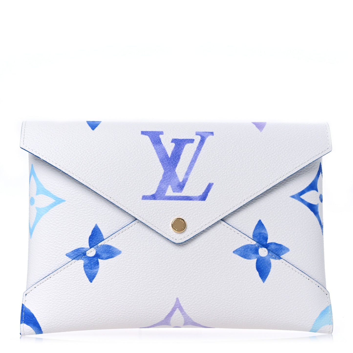 Monogram Giant By The Pool Kirigami Pochette Set Blue Rose Beige