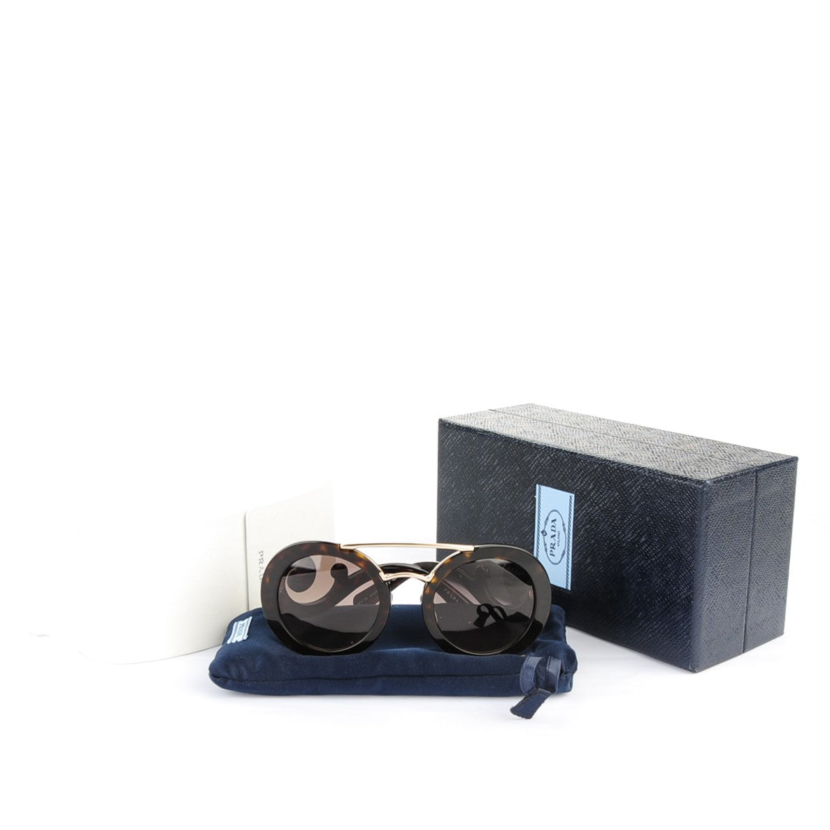 Prada Baroque Sunglasses SPR 13S Havana 6 of 6