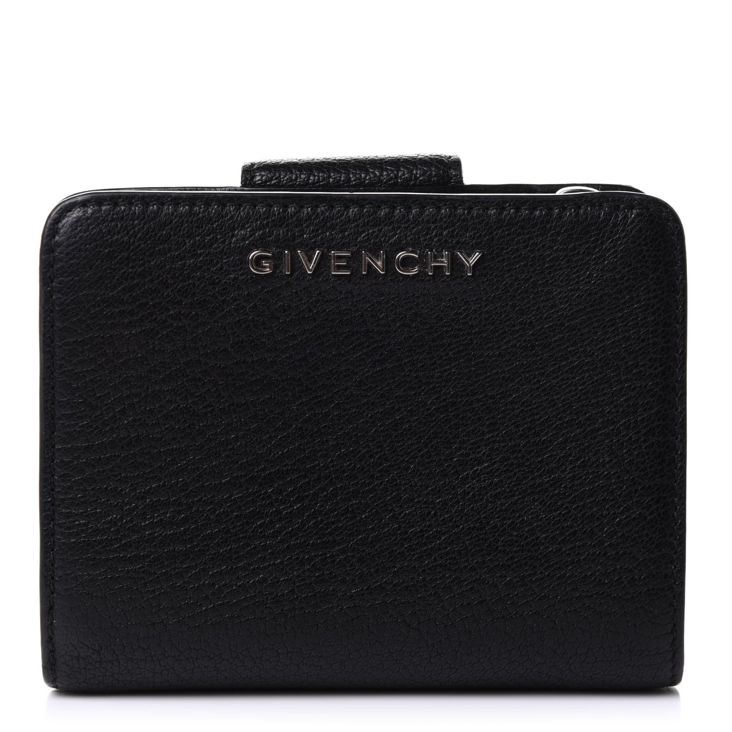 Givenchy Sugar Goatskin Compact Wallet Black 2 of 15