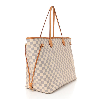 Louis Vuitton Damier Azur Neo Neverfull GM Rose Ballerine 4 of 12
