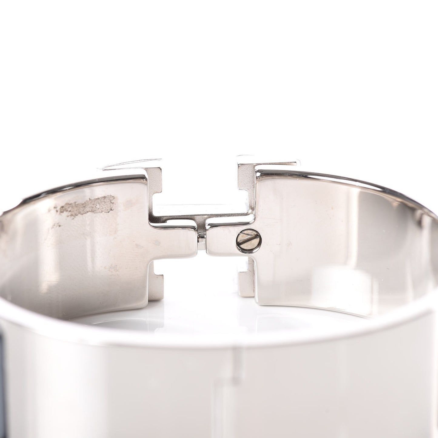 Enamel Wide Clic Clac H Bracelet GM Ardoise