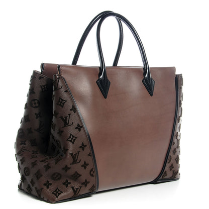 Louis Vuitton Monogram Cuir Orfevre and Veau Cachemire W GM Gris 3 of 8