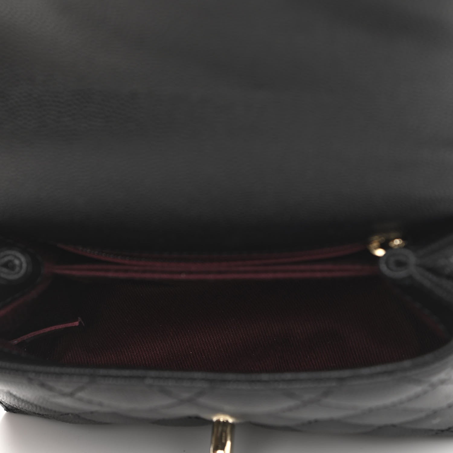 Chanel Caviar Quilted Extra Mini Coco Handle Flap Black 5 of 11