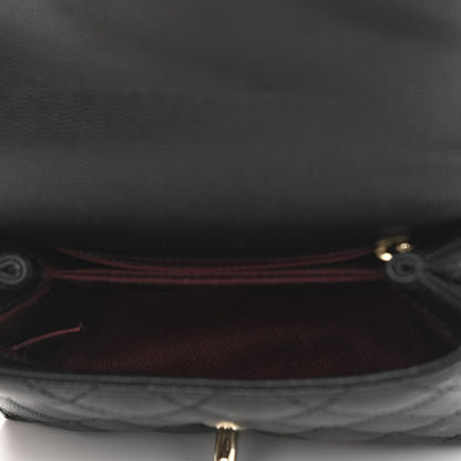 Chanel Caviar Quilted Extra Mini Coco Handle Flap Black 5 of 11
