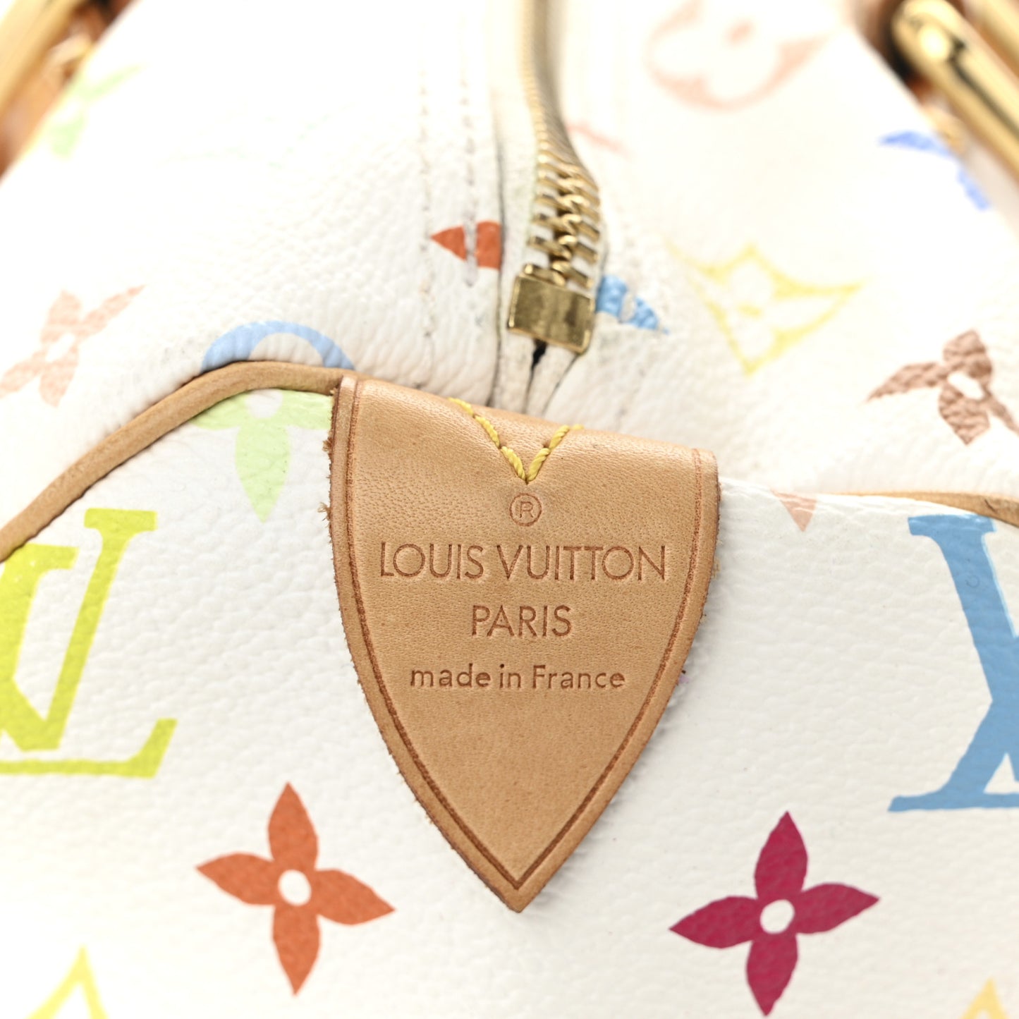 Monogram Multicolor Speedy 30 White