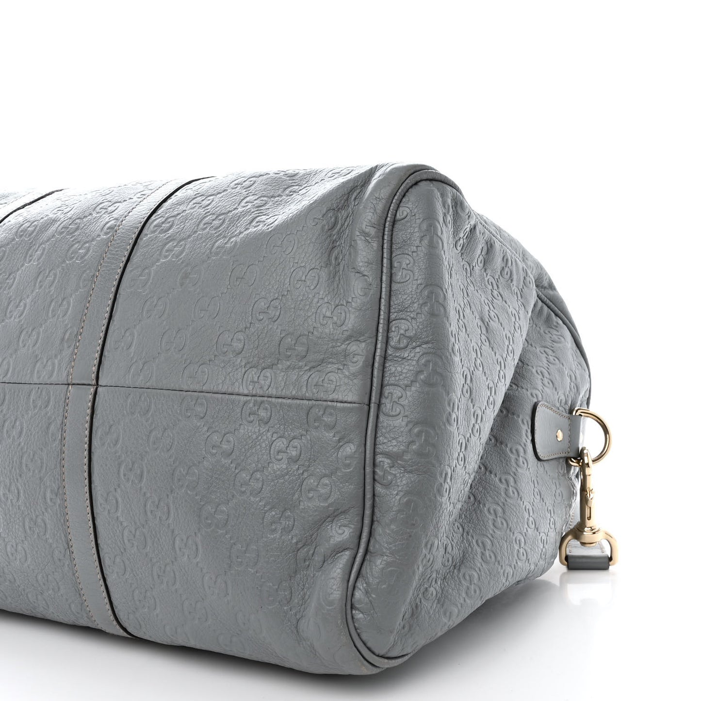 Guccissima Medium Carry On Duffle Light Blue
