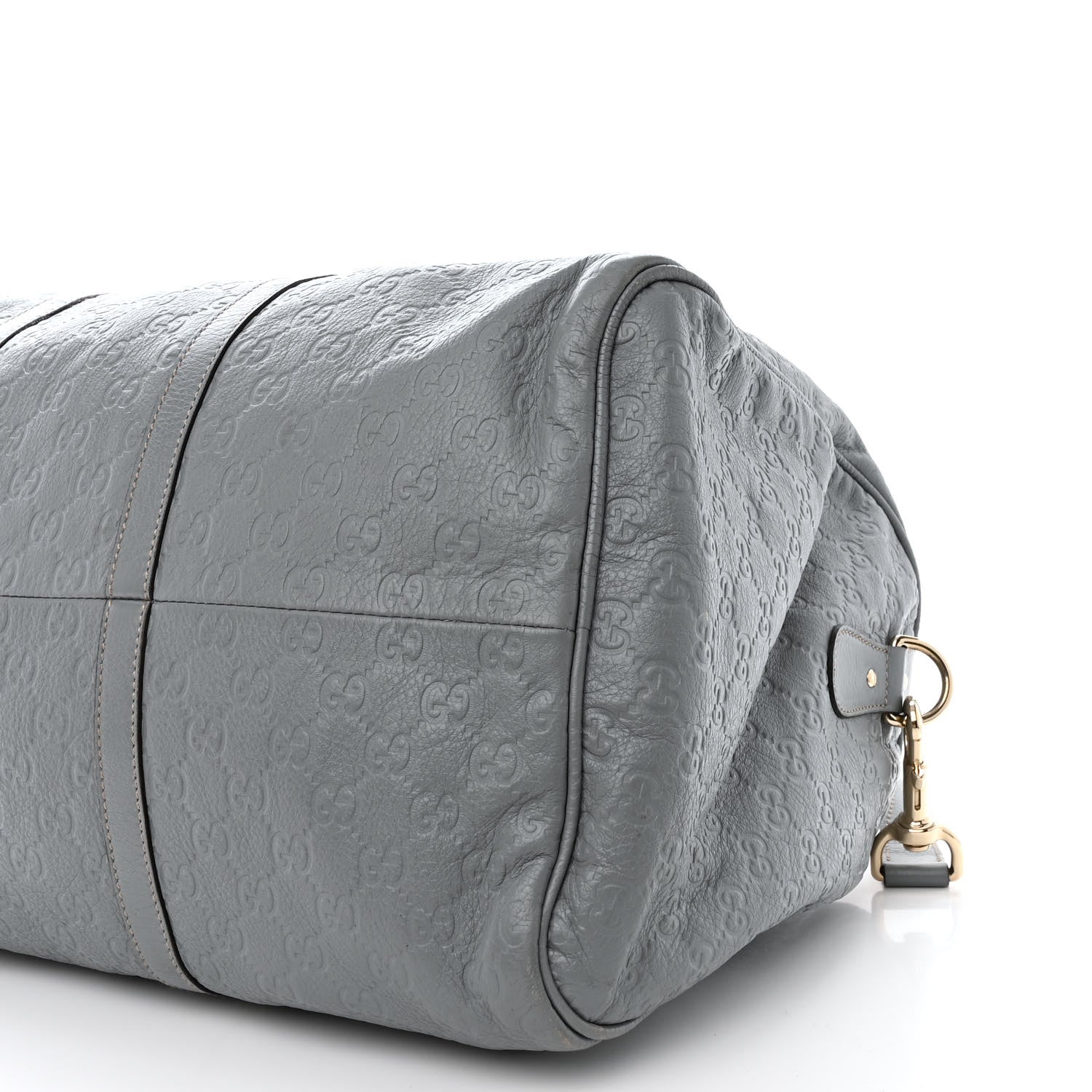 Gucci Guccissima Medium Carry On Duffle Light Blue 10 of 16