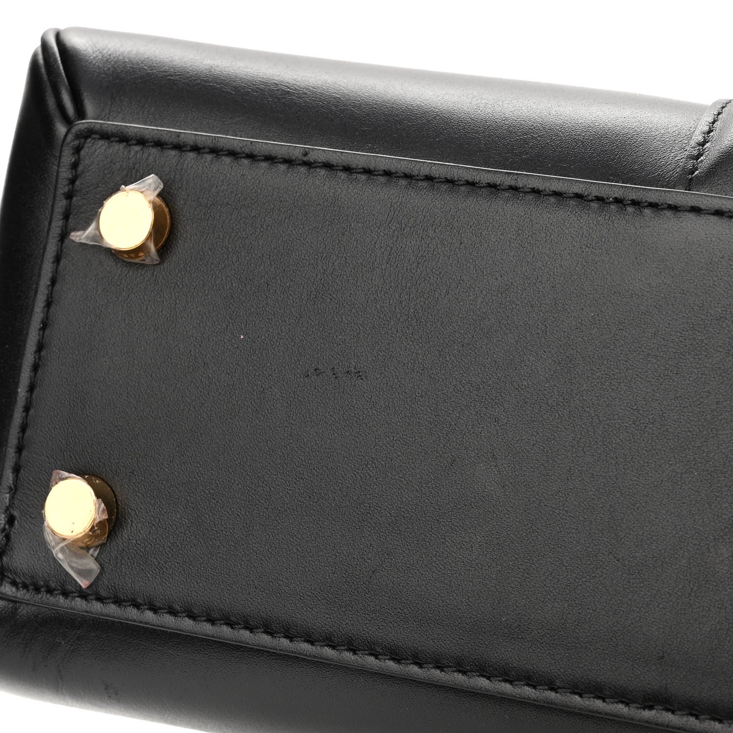 Celine Satinated Calfskin Small 16 Top Handle Bag Black 13 of 14