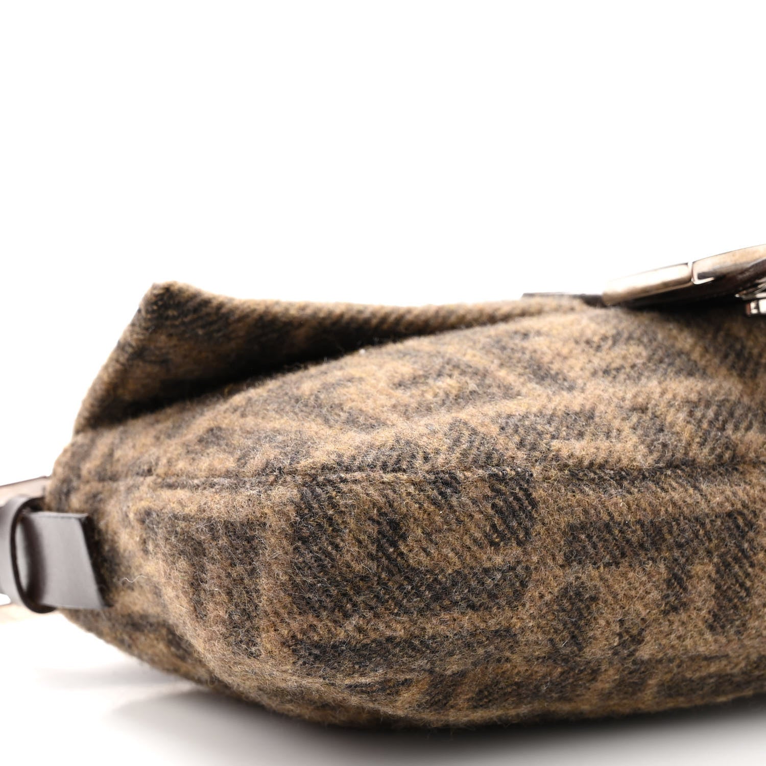 Fendi Wool Zucca Baguette Tobacco 8 of 9