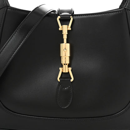 Gucci Boarded Dyana Lux Calfskin Small Jackie 1961 Hobo Black 8 of 10