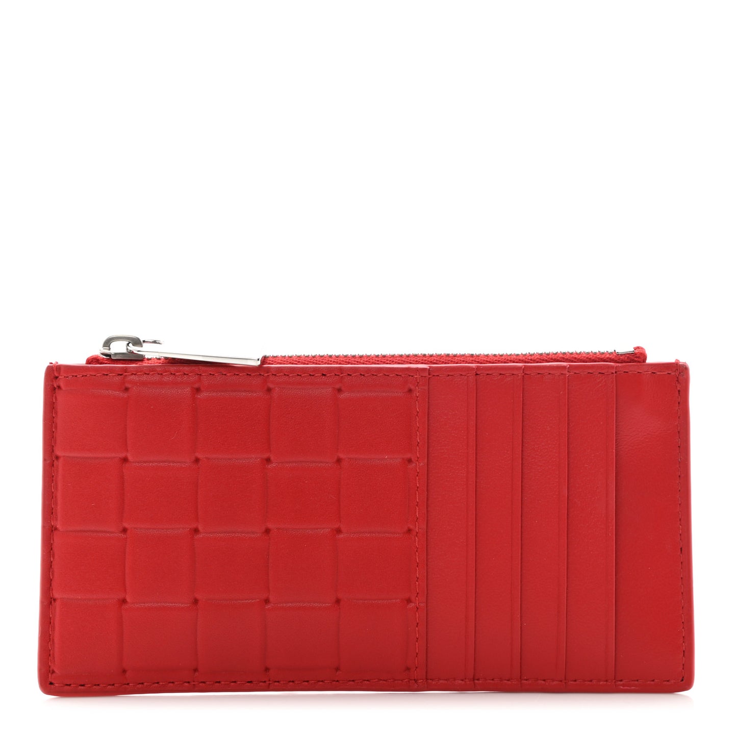 Zip Card Case Red