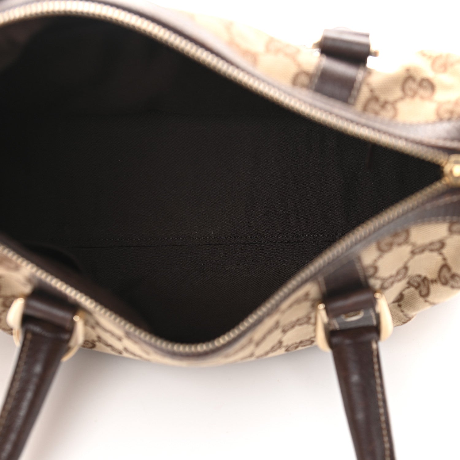 Gucci Monogram Small Abbey Boston Dark Brown 4 of 10