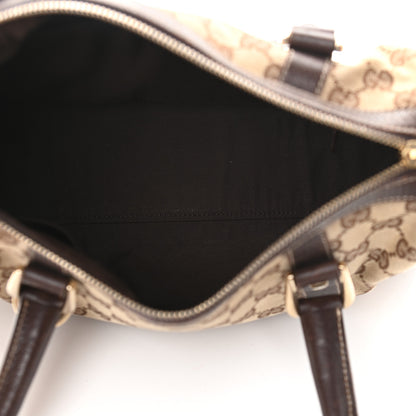 Gucci Monogram Small Abbey Boston Dark Brown 4 of 10