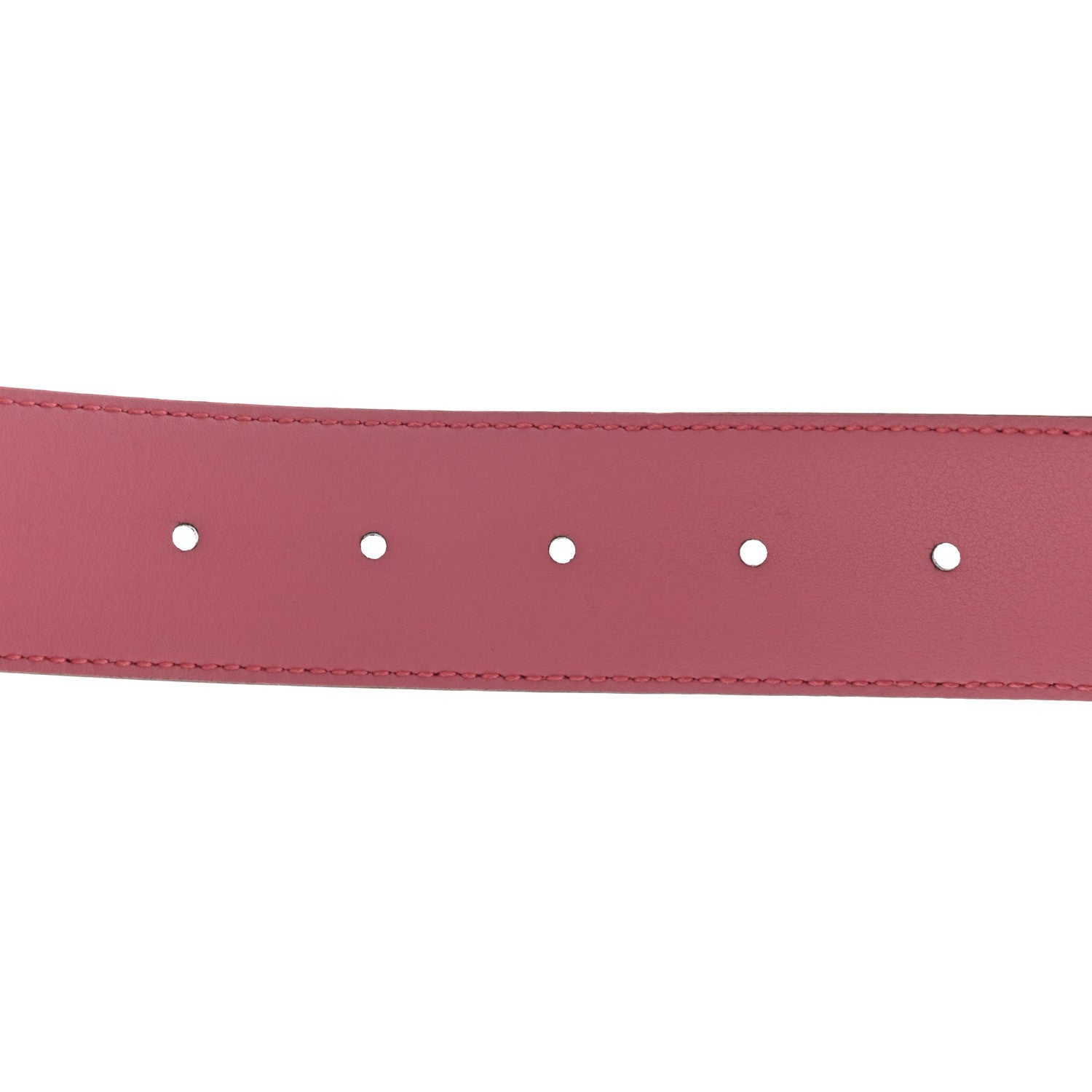 Gucci Moon Calfskin Interlocking G 37mm Belt 80 32 Glossy Pink 5 of 5