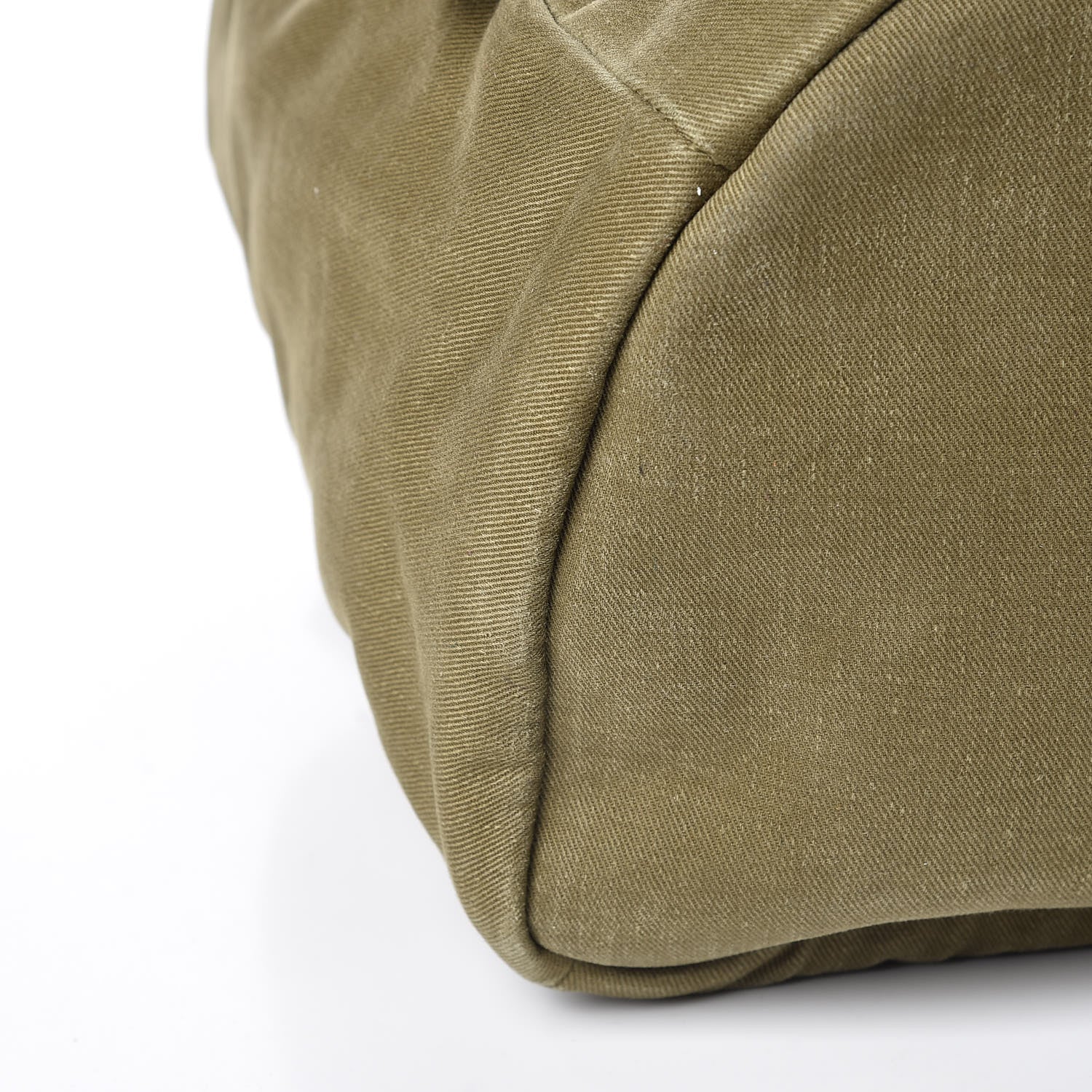 Saint Laurent Gabardine Noe Backpack Khaki 11 of 12