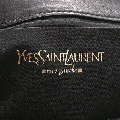 Saint Laurent Velvet Luxembourg Clutch Burgundy 6 of 11