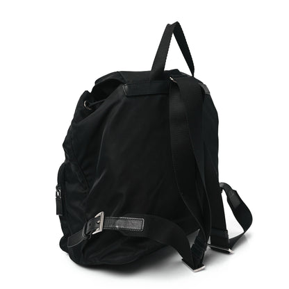 Prada Tessuto Nylon Saffiano Vela Backpack Black 3 of 14