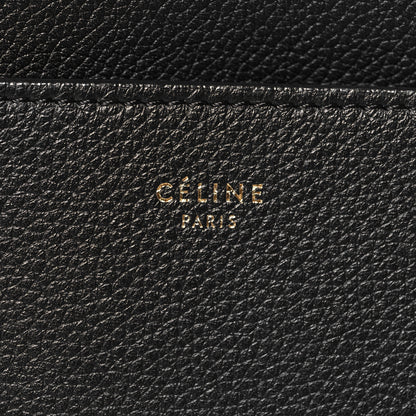 Celine Soft Grained Calfskin Sangle Bucket Bag Black 6 of 11